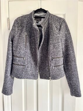 Banana Republic Gray Tweed Jacket